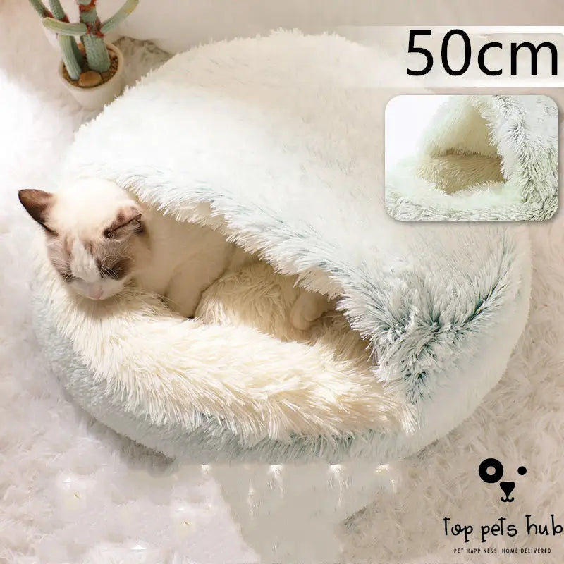 Plush Round Pet Bed