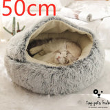 Plush Round Pet Bed