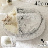 Plush Round Pet Bed