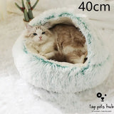 Plush Round Pet Bed