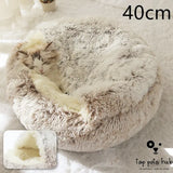 Plush Round Pet Bed