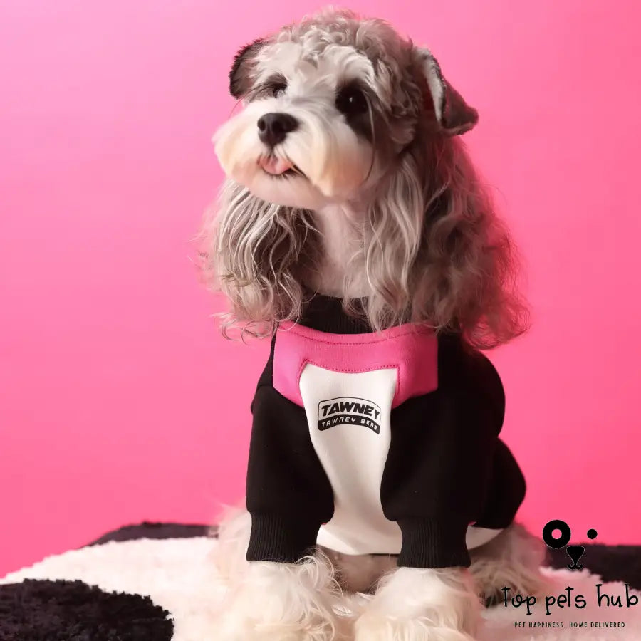 Zippered Dog Pullover Sweater