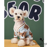 Preppy Style Dog Sweater