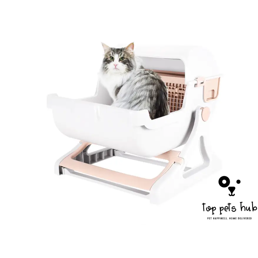 Semi-Enclosed Cat Toilet