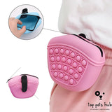 Pet Training Waist Bag with Silicone Feed Dogs Treat Pouch