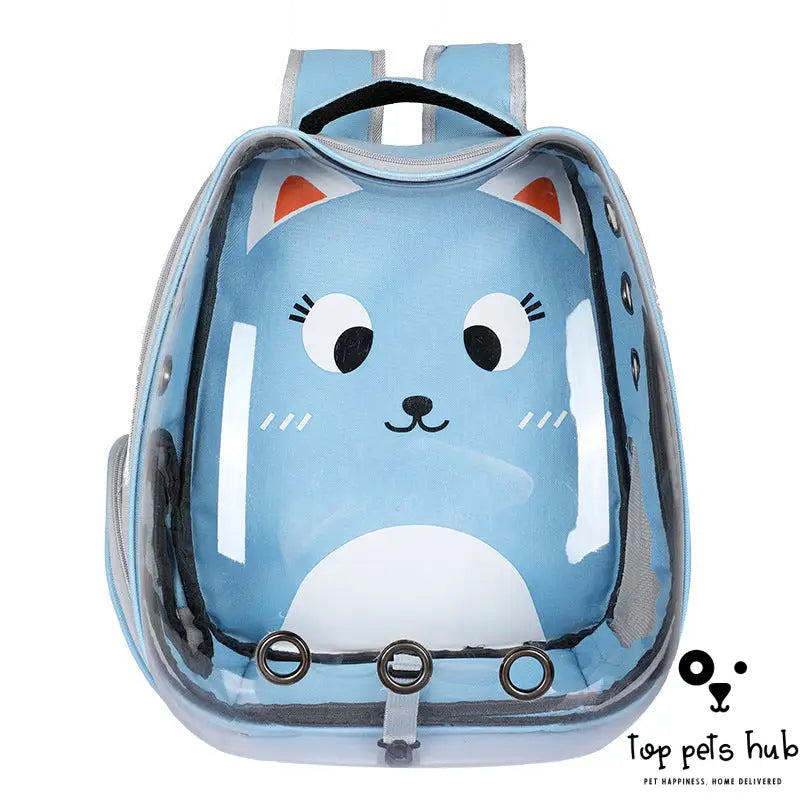 Transparent Outgoing Cat Bag