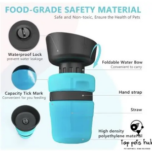 Foldable Dog Travel Water Bottle